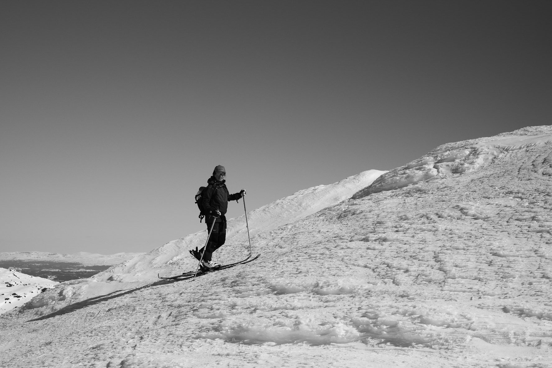 Kang poles in Åre ski-touring